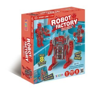 Kit STEM Fabrica de roboti, Genius Toy