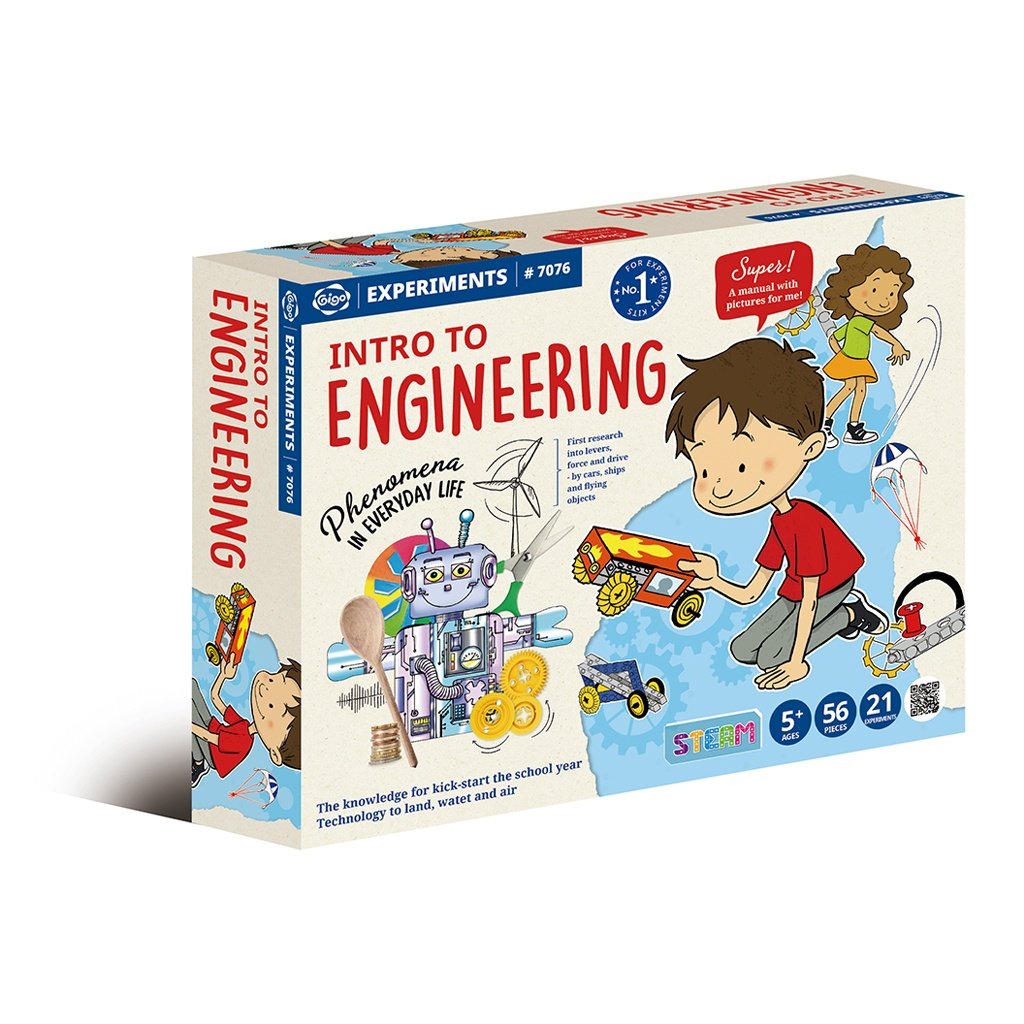 Kit STEM Introducere in inginerie, Genius Toy 2 Kit STEM Introducere in inginerie, Genius Toy