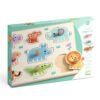 Puzzle din lemn cu animale salbatice, Djeco 6 puzzle din lemn cu animale salbatice djeco100129038 I Best Buy Babys