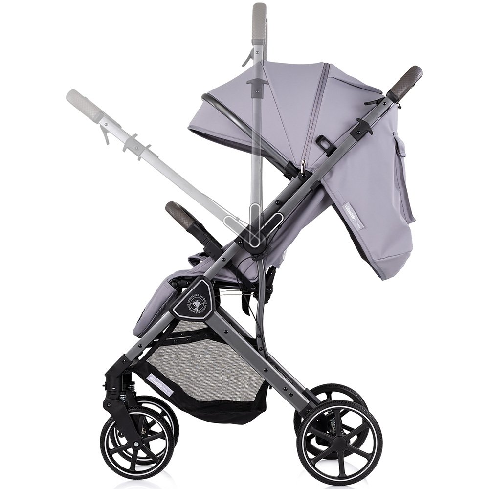Carucior sport Chipolino Omnia cu maner reversibil platinum 6 Carucior sport Chipolino Omnia cu maner reversibil platinum - Image 5