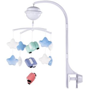 Carusel muzical pentru patut cu proiector Chipolino Cars