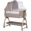 Patut co sleeper Chipolino Charisma cu laterala culisanta latte wood 1 I Best Buy Babys