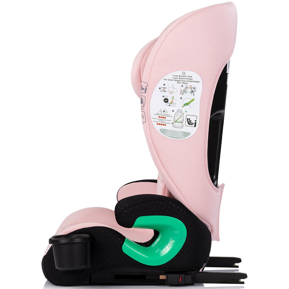 Scaun auto Chipolino Patrol I-Size 100-150 cm cu sistem Isofix powder pink 5 Scaun auto Chipolino Patrol I-Size 100-150 cm cu sistem Isofix powder pink - Image 4