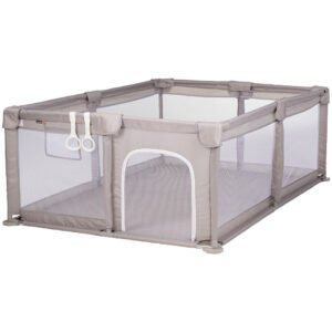 Tarc de joaca Chipolino Lotus 180x120 cm beige