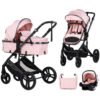 Carucior Chipolino Amore 3 in 1 powder pink 1 I Best Buy Babys
