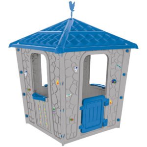 Casuta pentru copii Pilsan Stone House gray blue