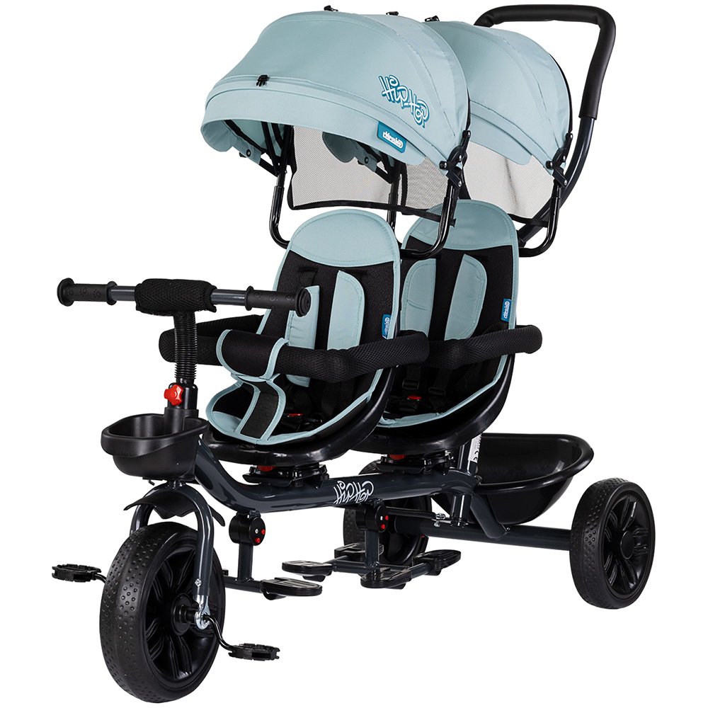 Tricicleta gemeni Chipolino Hip Hop matcha 2 Tricicleta gemeni Chipolino Hip Hop matcha