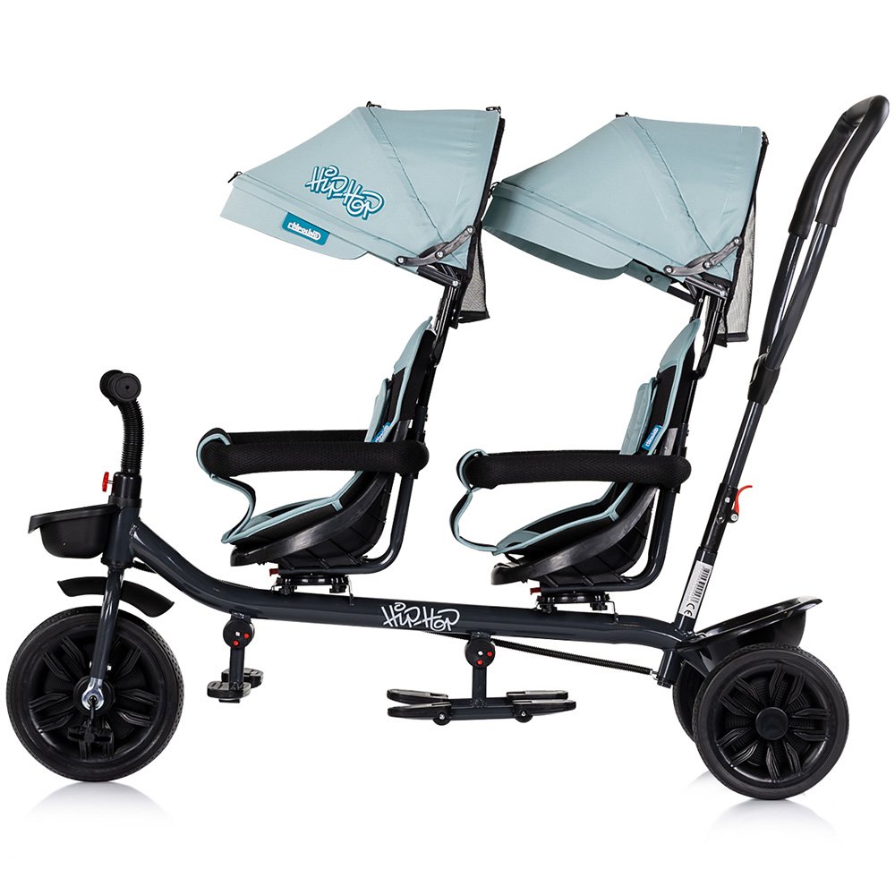 Tricicleta gemeni Chipolino Hip Hop matcha 3 Tricicleta gemeni Chipolino Hip Hop matcha - Image 2