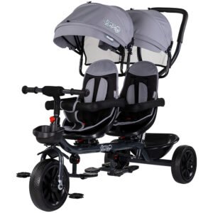 Tricicleta gemeni Chipolino Hip Hop platinum