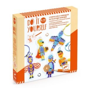 Joc creativ DIY Brelocuri eroi, Djeco