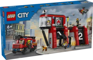 LEGO City Fire Station with Fire Engine