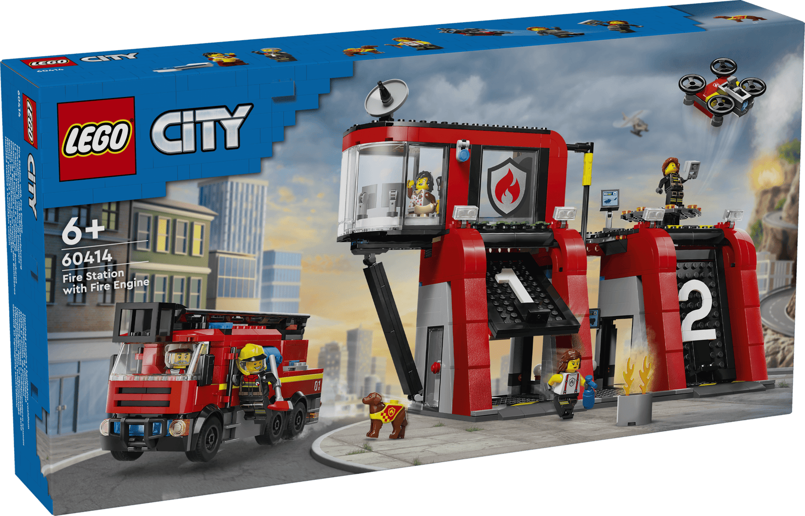 LEGO City Fire Station with Fire Engine