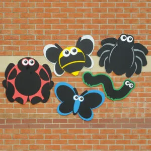 TTS Outdoor Mark Making Chalkboards 5pk Minibeasts