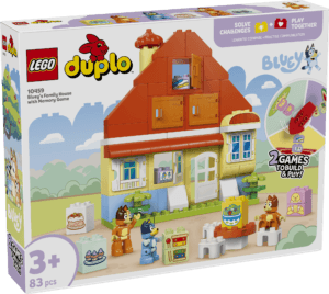 LEGO DUPLO Bluey's Family House with Memory Game