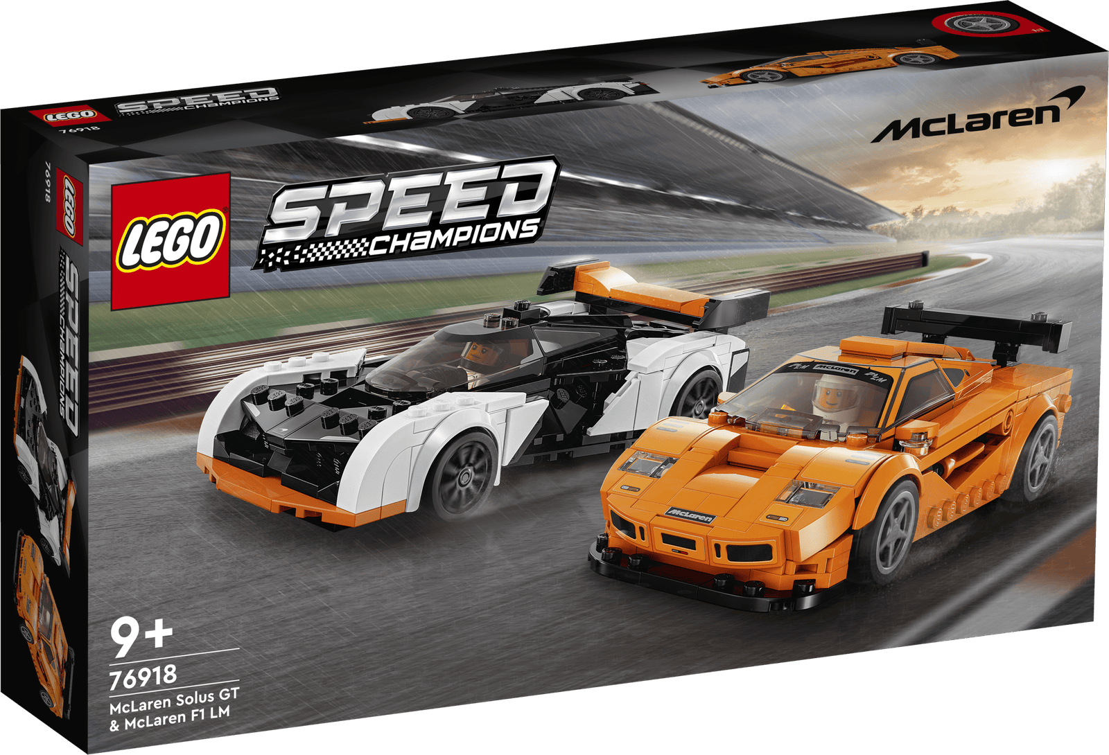LEGO Speed Champions McLaren Solus GT ja McLaren F1 LM