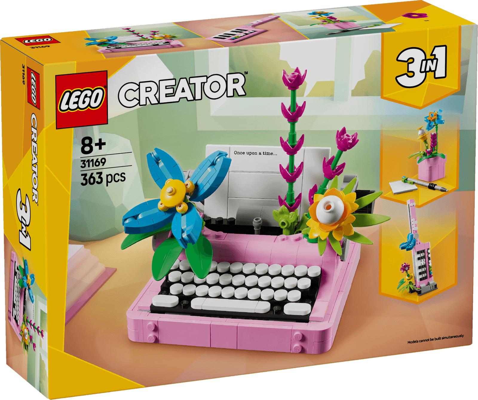 LEGO Creator Typewriter with Flowers