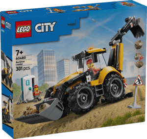 LEGO City Yellow Backhoe Loader