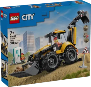 LEGO City Yellow Backhoe Loader