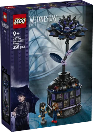 LEGO Wednesday Black Dahlia Flower