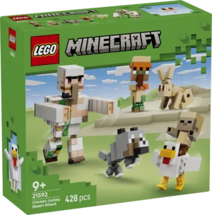 LEGO Minecraft Chicken Jockey Desert Attack