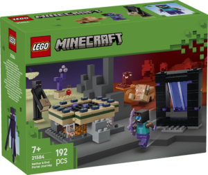 LEGO Minecraft Nether & End Portal Journey