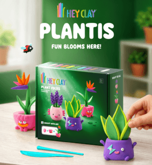 HEY CLAY Modeling Clay 15 Pieces: Plant Folks