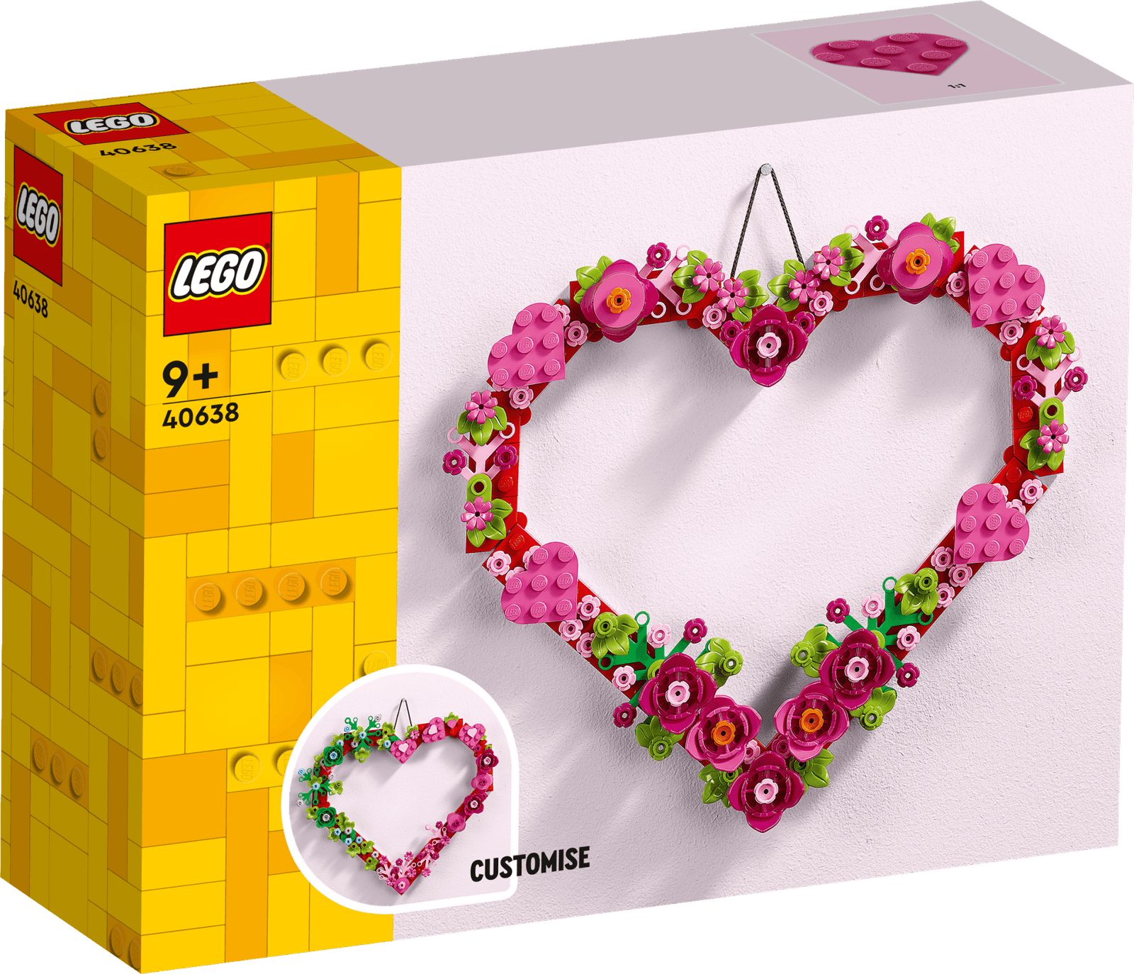 LEGO Heart Ornament