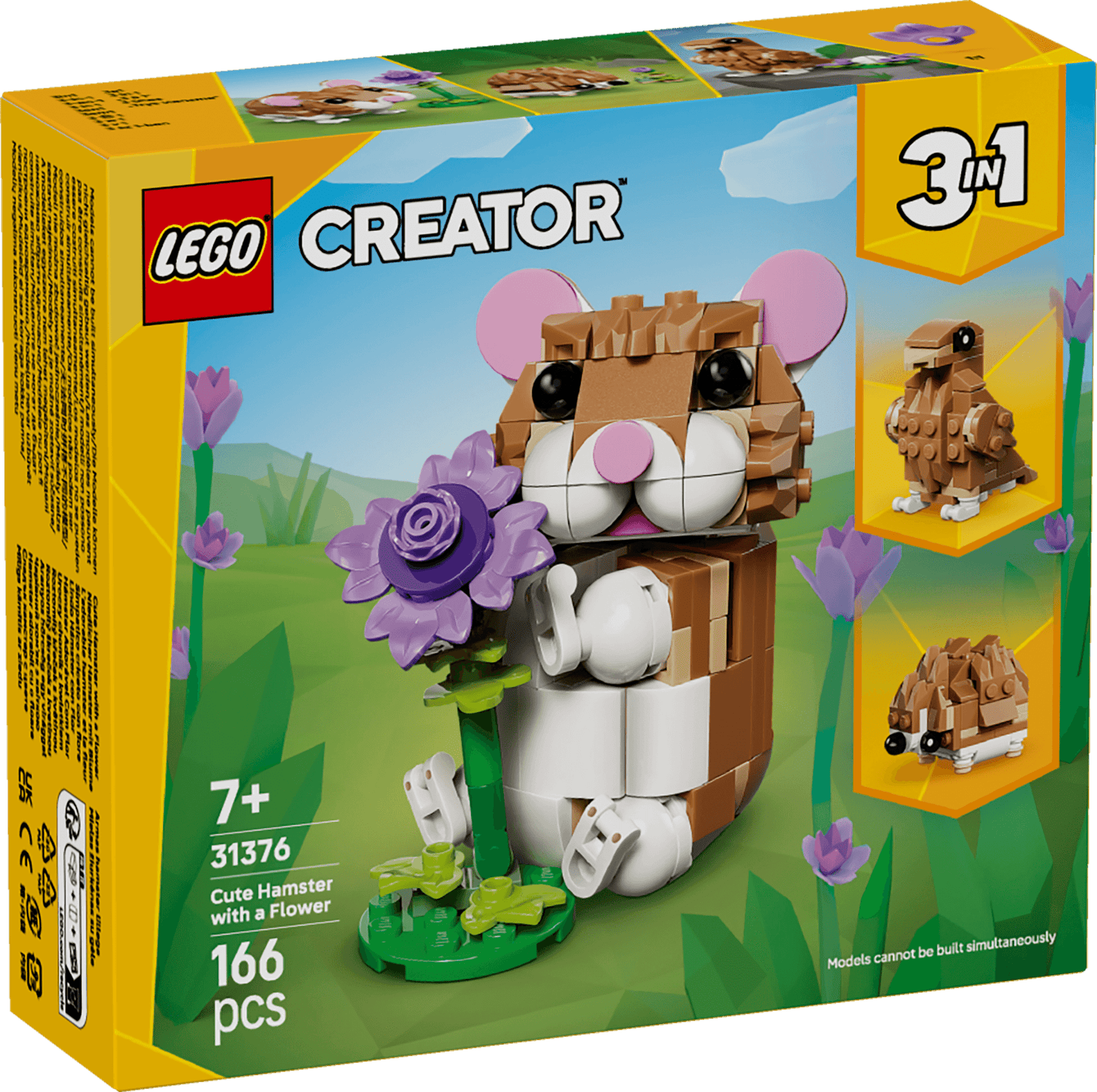 LEGO Creator Cute Hamster with a Flower