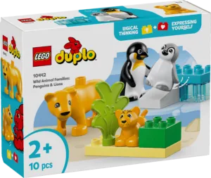 LEGO DUPLO Wild Animal Families: Penguins & Lions