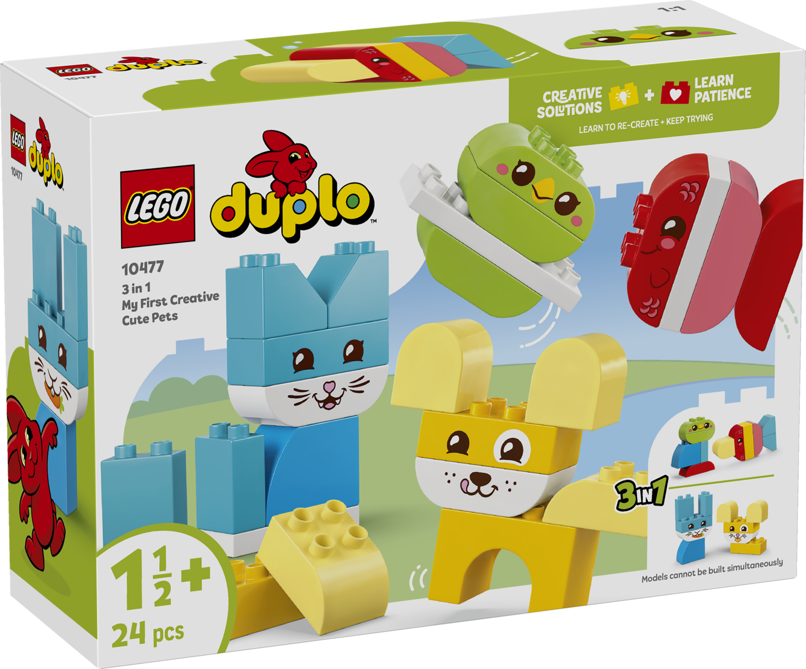 LEGO DUPLO 3 in 1 Creative Cute Pets
