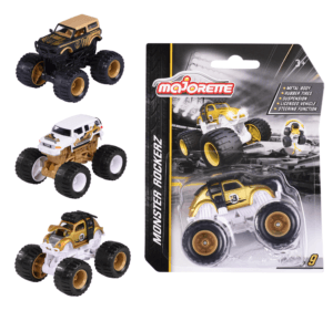 Majorette Monster Rockerz Golden 3 Difrent.