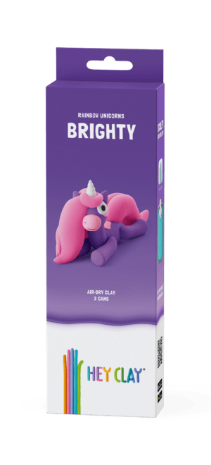 HEY CLAY Modeling Clay Unicorn Brighty 3pc