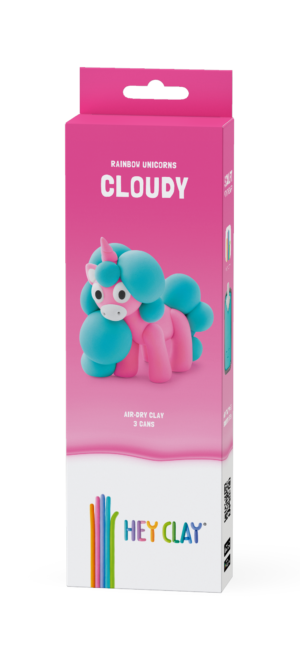 HEY CLAY Modeling Clay Unicorn Cloudy 3 pc