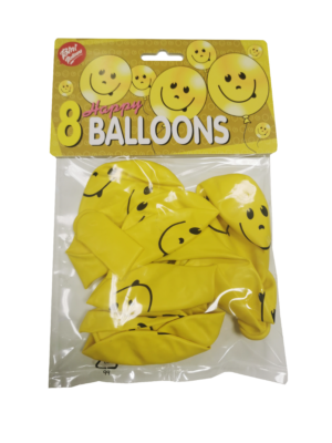 Bini Happy Balloons, 8 Pieces