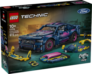 LEGO Technic Custom Garage Ford Mustang GT Car