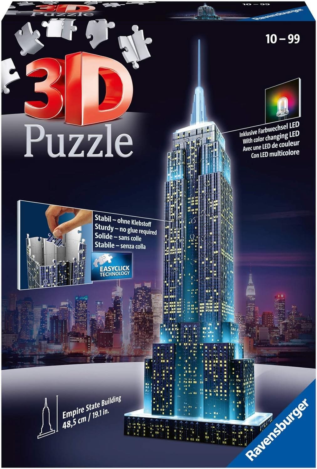 Ravensburger 3D Puzzle Empire State Building - Night Edition