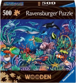 Ravensburger Wooden Puzzle 500 pc Underwater World