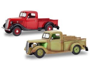 Revell Plastic Model 1937 Ford Pickup Street Rod with Surf Board 1:25