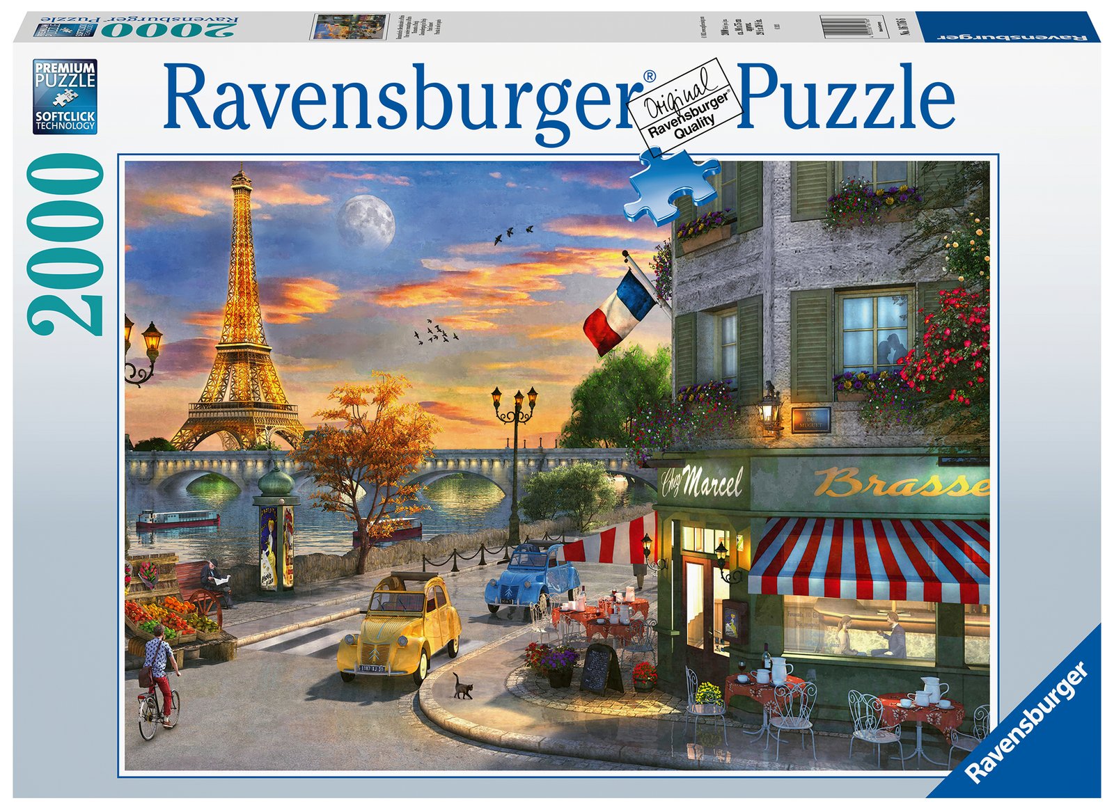Ravensburger Puzzle 2000 pc of Paris Sunset