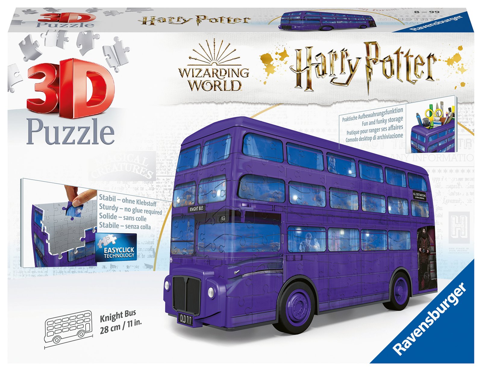 Ravensburger 3D puzzle Harry Potter bus pencil case 162 pcs