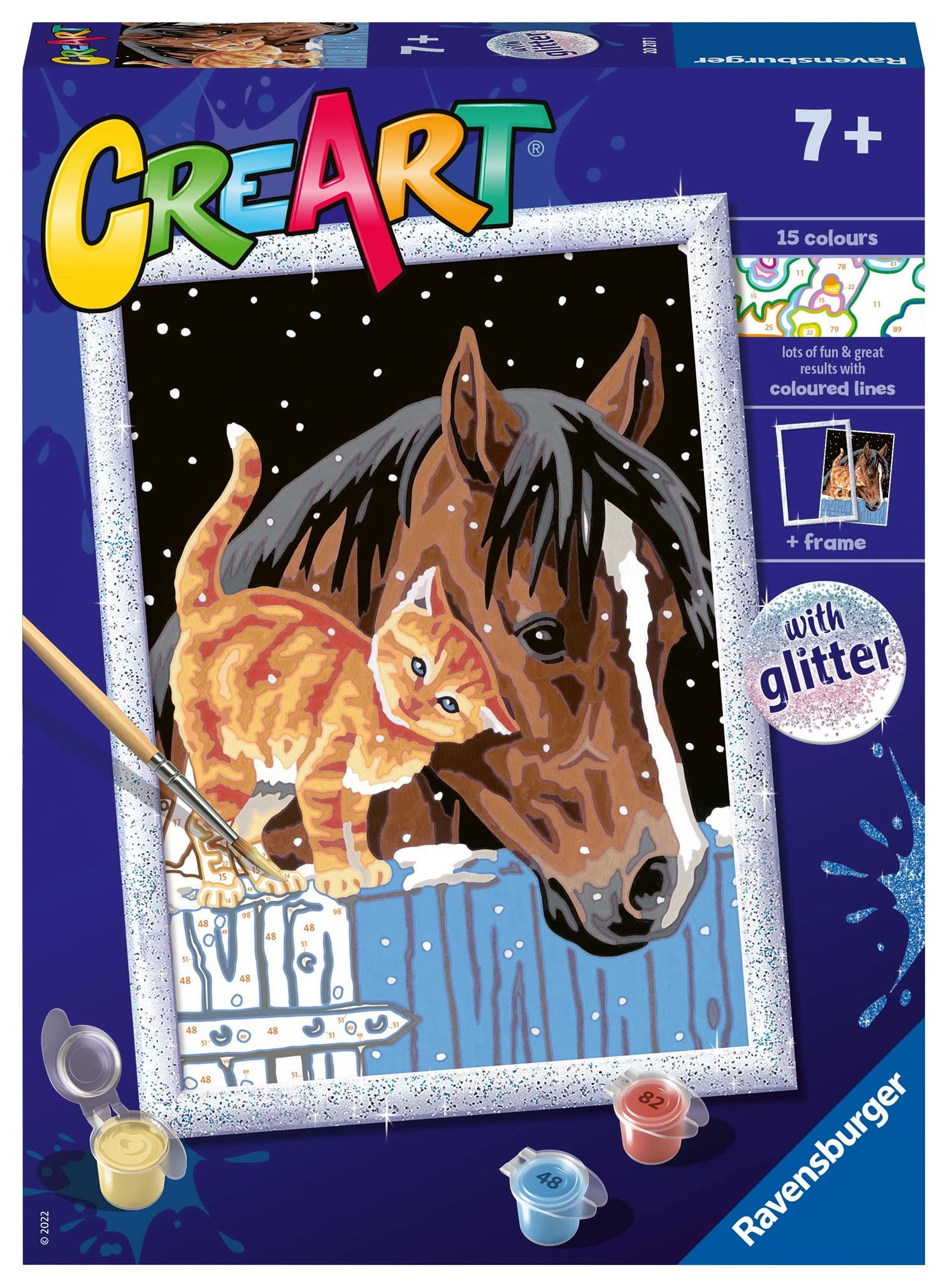 Ravensburger Paint by Numbers Stable friends