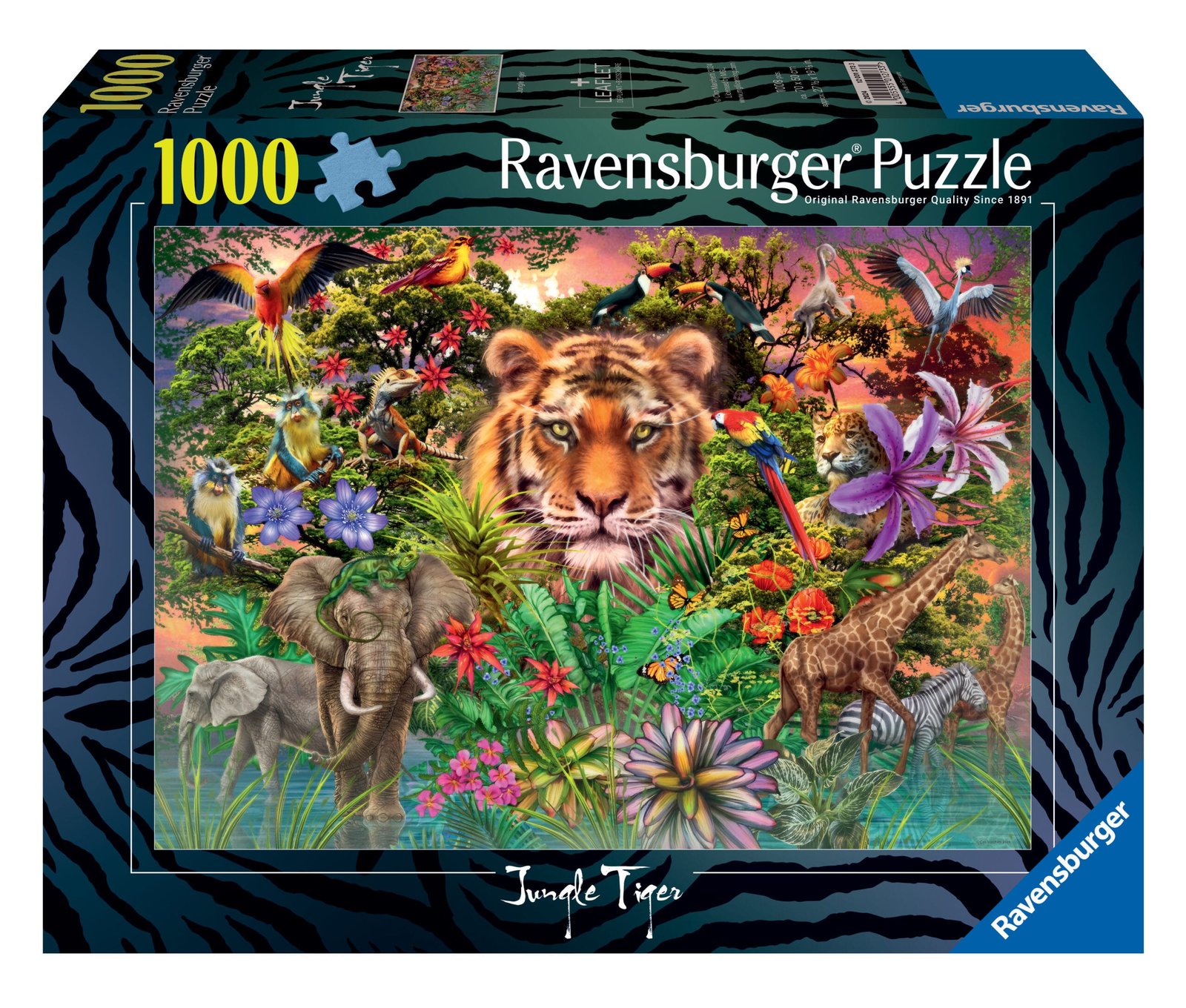 Ravensburger Puzzle 1000 Pieces: Jungle Tiger