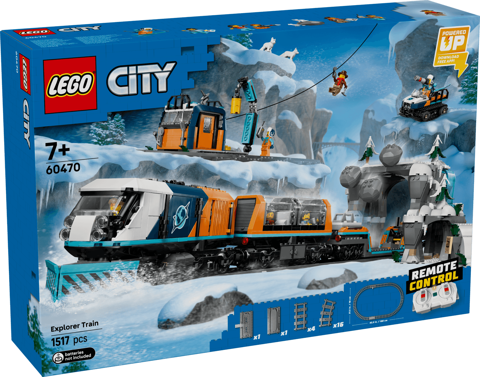 LEGO City Explorers' Arctic Polar Express Train