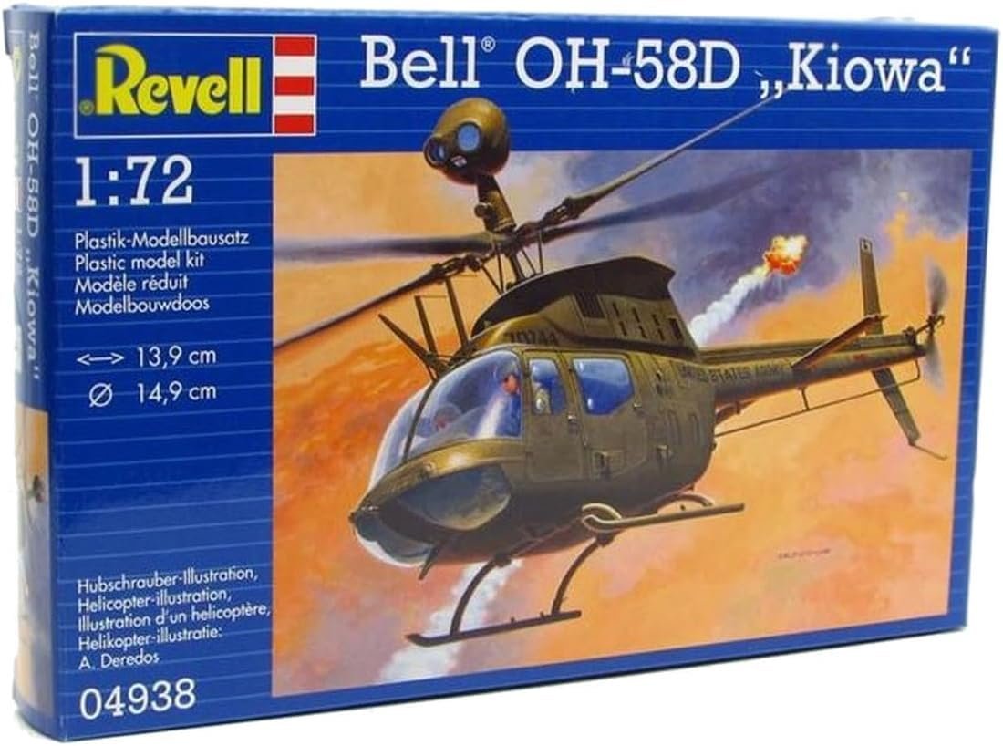 Revell Plastic Model Bell OH-58D Kiowa 1:72