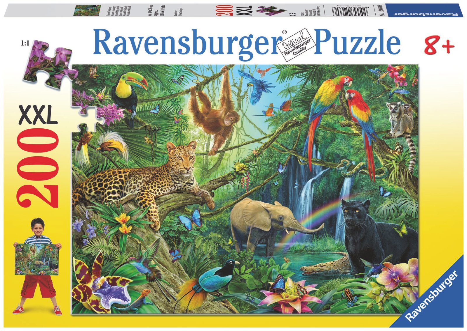 Ravensburger Puzzle 200 pc Animals in the Jungle