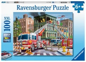 Ravensburger puzzle 100 pc Fire Trucks