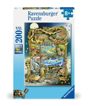 Ravensburger puzzle 200 pc Reptiles on a Picture Frame
