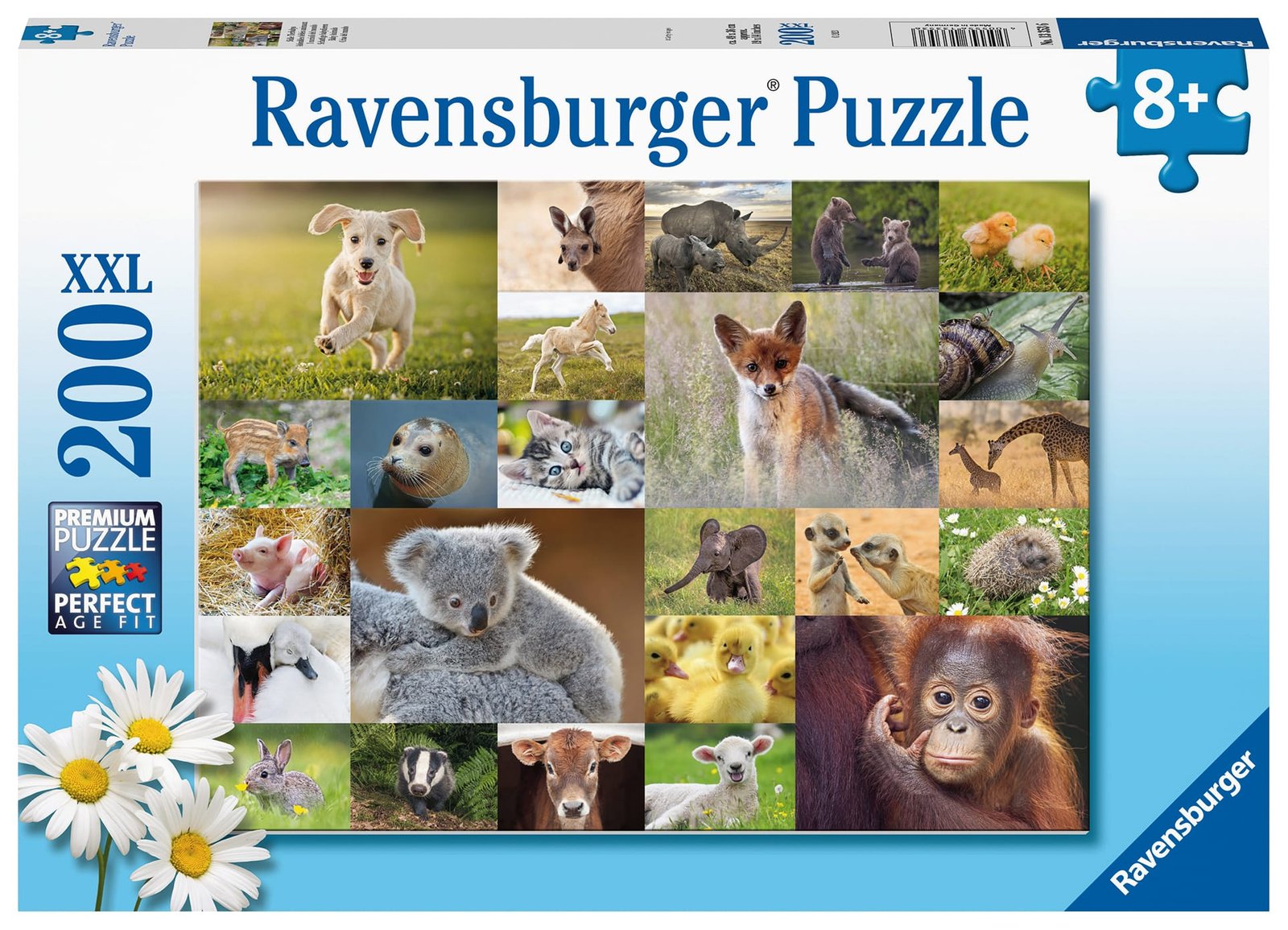 Ravensburger Puzzle 200 pc Baby Animals