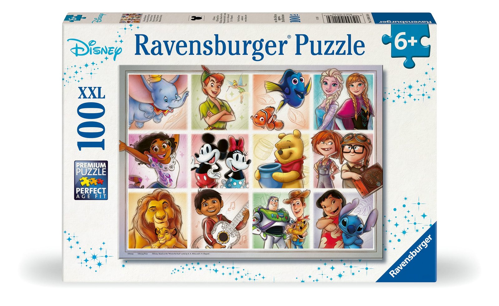 Ravensburger Puzzle 100 Pieces: Famous Disney Characters
