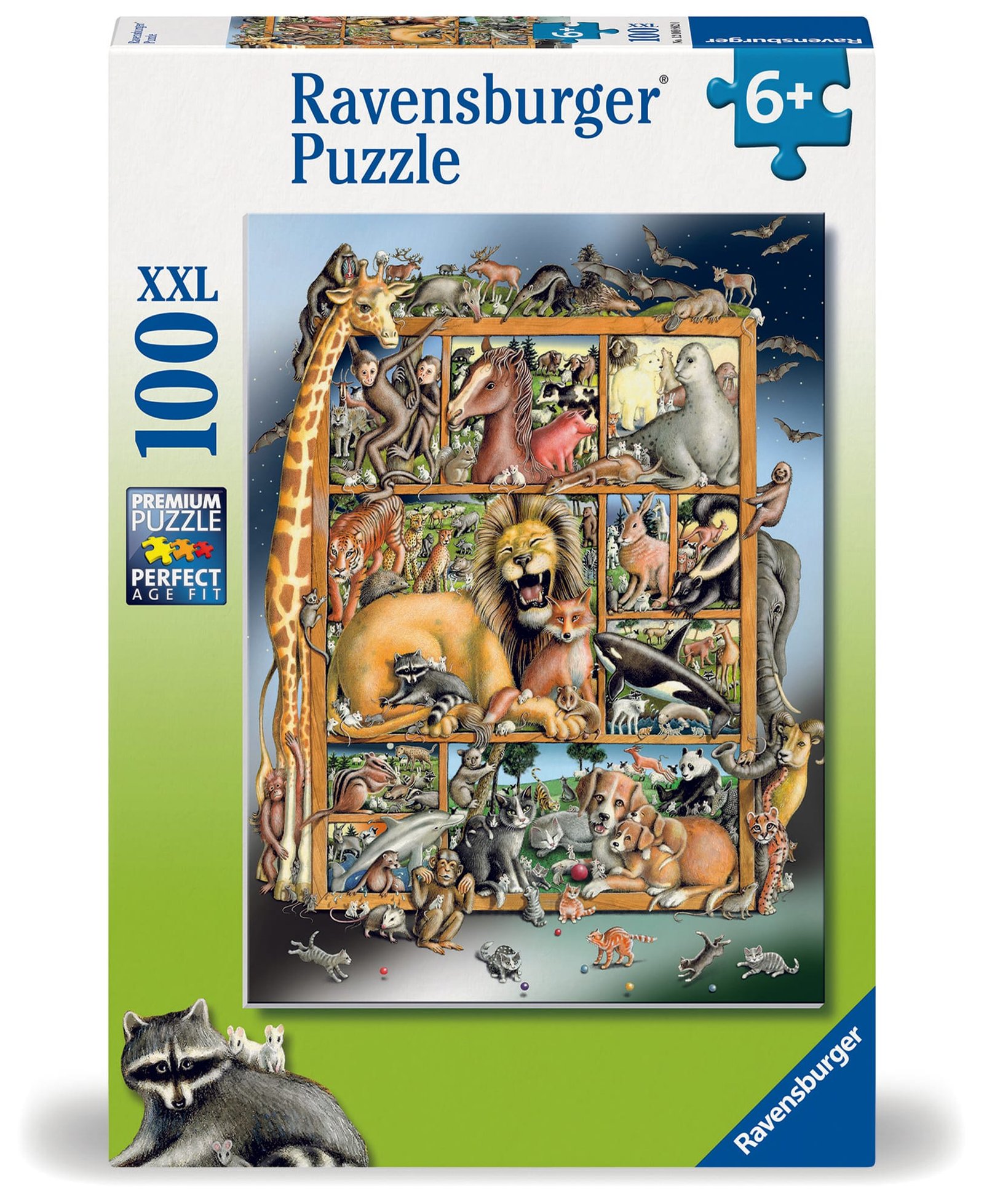 Ravensburger puzzle 100 pc Animals on a Picture Frame